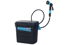 RinseKit Pressurized Portable Shower- Black Review