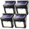 ZOOKKI Solar Lights Outdoor, 28 LED Wireless Motion Sensor Lights Review